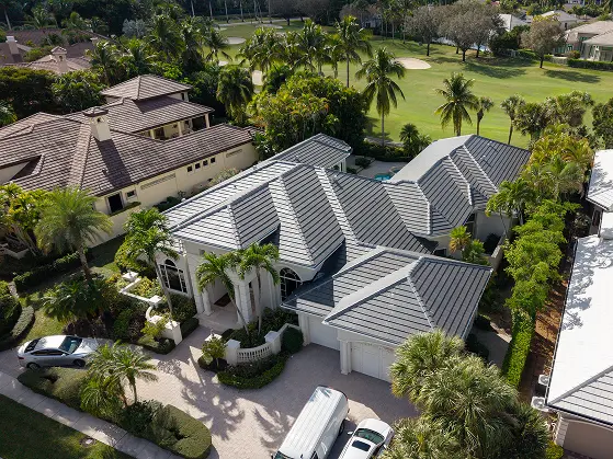 top 5 most common roof repair needs orig Florida residential roof with visible damage requiring professional repair